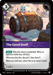 Image for The Good Stuff (106/167) (RAD) - Riftbound: League of Legends Trading Card Game