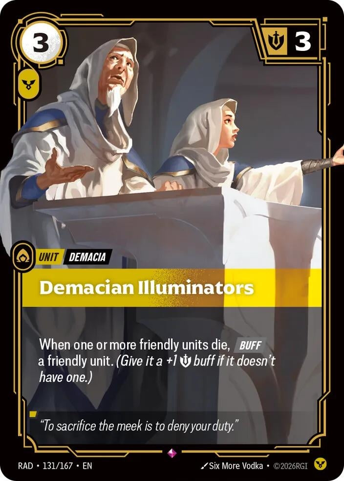 Image for Demacian Illuminators (131/167) (RAD) - Riftbound: League of Legends Trading Card Game