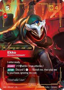 Image for Ekko, Revolutionary (021/167) (RAD) - Riftbound: League of Legends Trading Card Game
