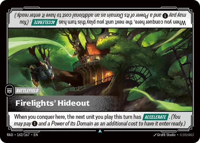 Image for Firelights' Hideout (162/167) (RAD) - Riftbound: League of Legends Trading Card Game
