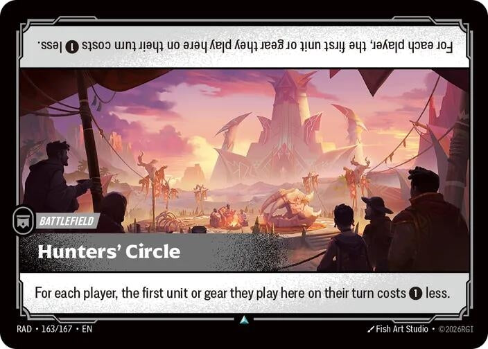 Image for Hunters' Circle (163/167) (RAD) - Riftbound: League of Legends Trading Card Game