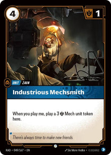 Image for Industrious Mechsmith (049/167) (RAD) - Riftbound: League of Legends Trading Card Game