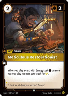 Image for Meticulous Restorationist (120/167) (RAD) - Riftbound: League of Legends Trading Card Game
