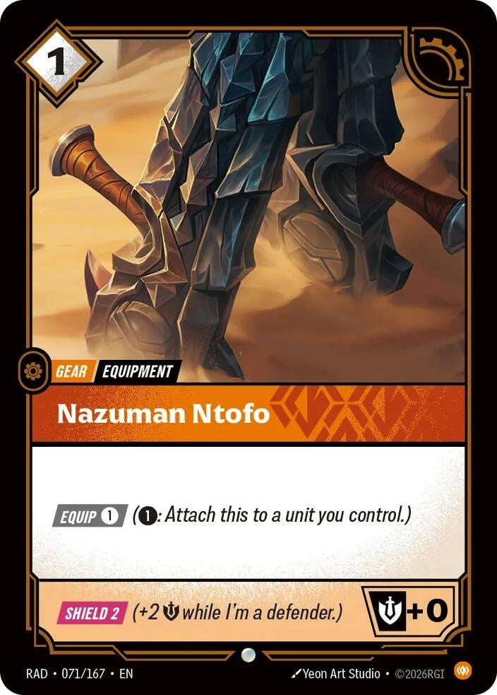 Image for Nazuman Ntofo (071/167) (RAD) - Riftbound: League of Legends Trading Card Game