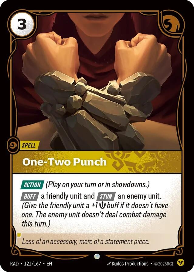 Image for One-Two Punch (121/167) (RAD) - Riftbound: League of Legends Trading Card Game