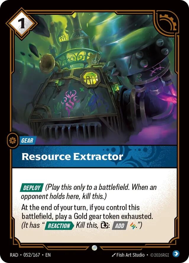 Image for Resource Extractor (052/167) (RAD) - Riftbound: League of Legends Trading Card Game