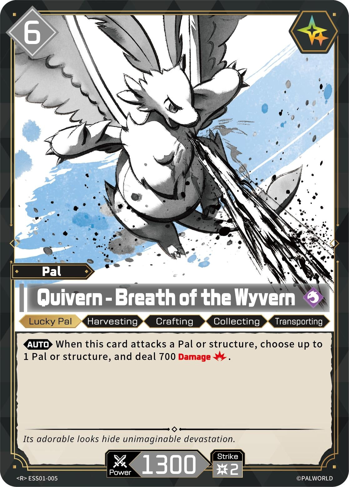 Image for Quivern - Breath of the Wyvern (ESS01-005) (ESS01) - Palworld OFFICIAL CARD GAME