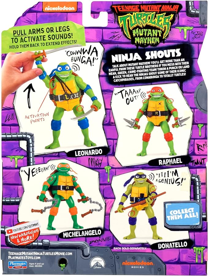 TMNT - NINJA SHOUTS: MICHELANGELO