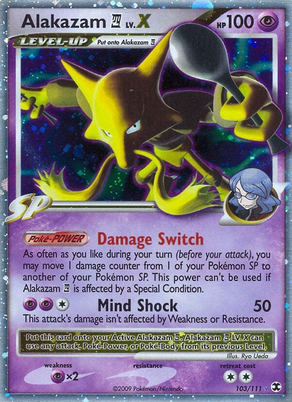Alakazam E4 Lv.X (103/111) (RR)