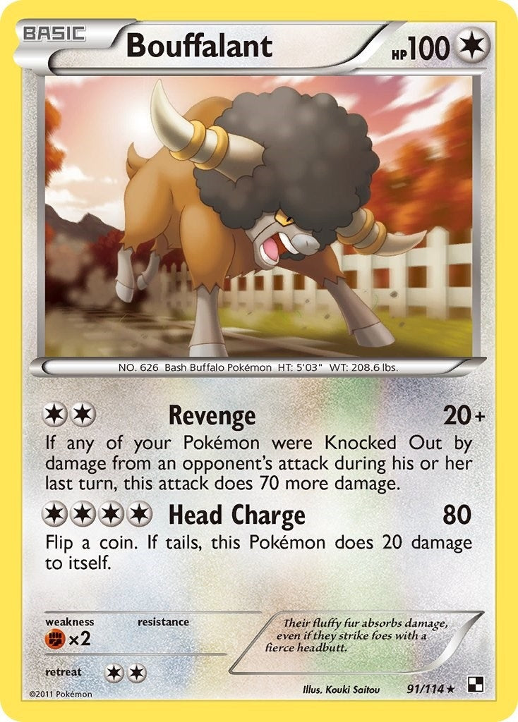Image for Bouffalant (91) (91/114) (BLW) - Pokemon