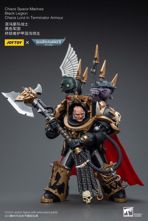JoyToy - Warhammer 40000 - 	Black Legion: Chaos Lord in Terminator Armour