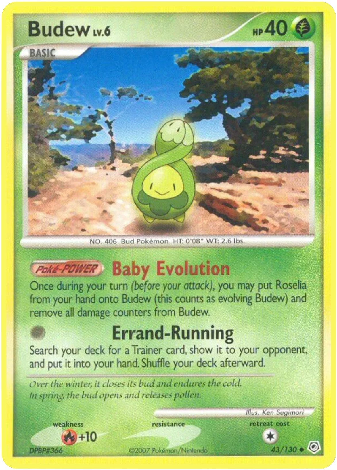 Image for Budew (43/130) (DP) - Pokemon
