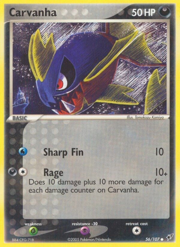 Image for Carvanha (56/107) (DX) - Pokemon