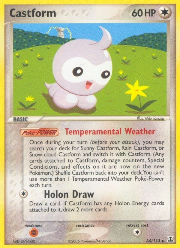 Image for Castform (34/113) (DS) - Pokemon