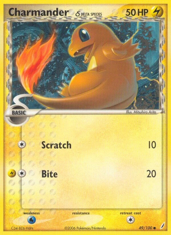 Image for Charmander (Delta Species) (49/100) (CG) - Pokemon