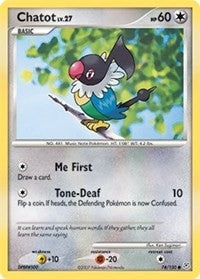 Image for Chatot (74/130) (DP) - Pokemon