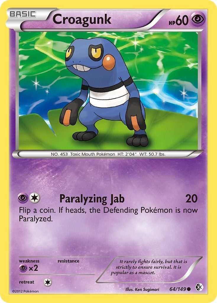 Image for Croagunk (64) (64/149) (BCR) - Pokemon