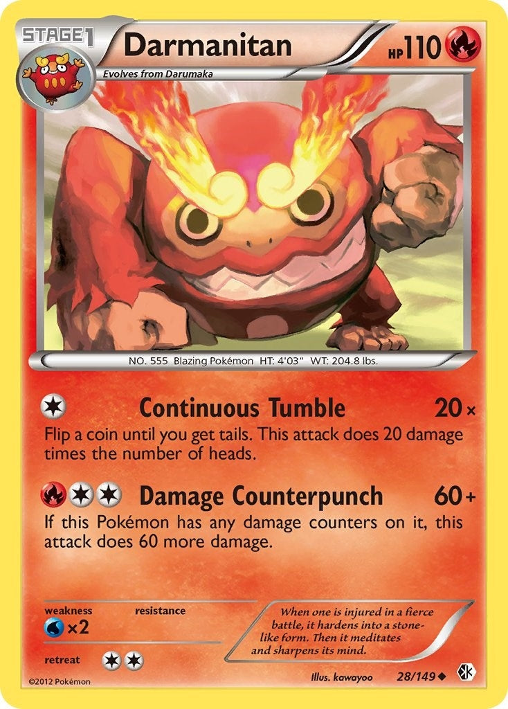 Image for Darmanitan (28/149) (BCR) - Pokemon