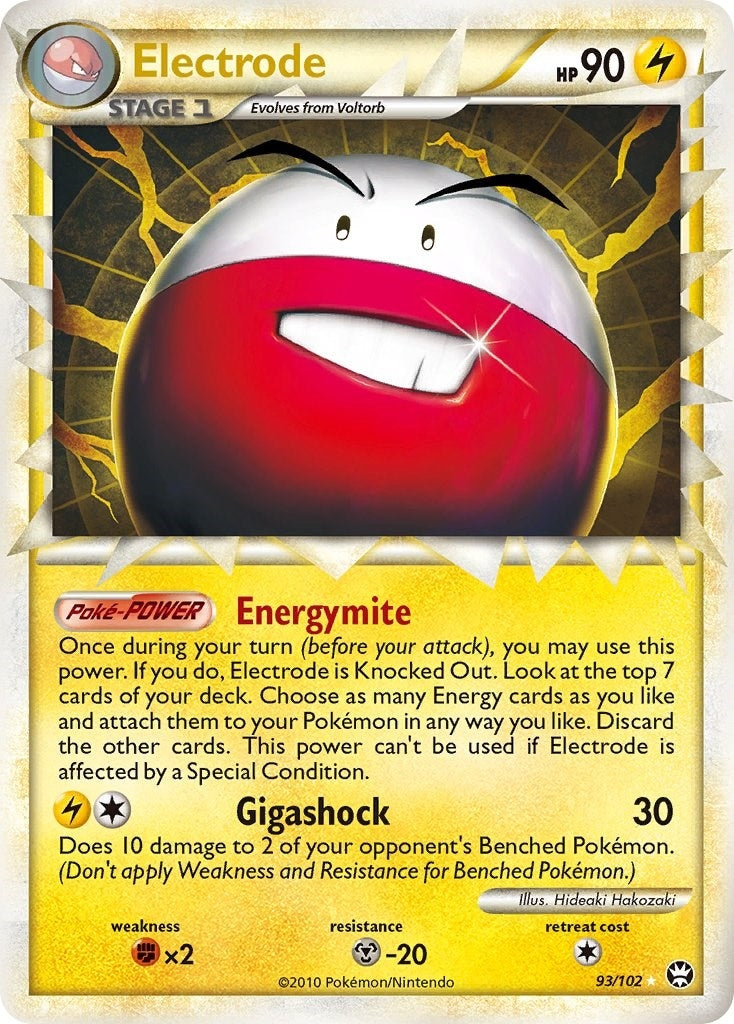 Image for Electrode (Prime) (93/102) (TM) - Pokemon