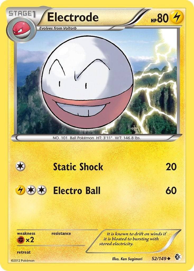 Image for Electrode (52/149) (BCR) - Pokemon