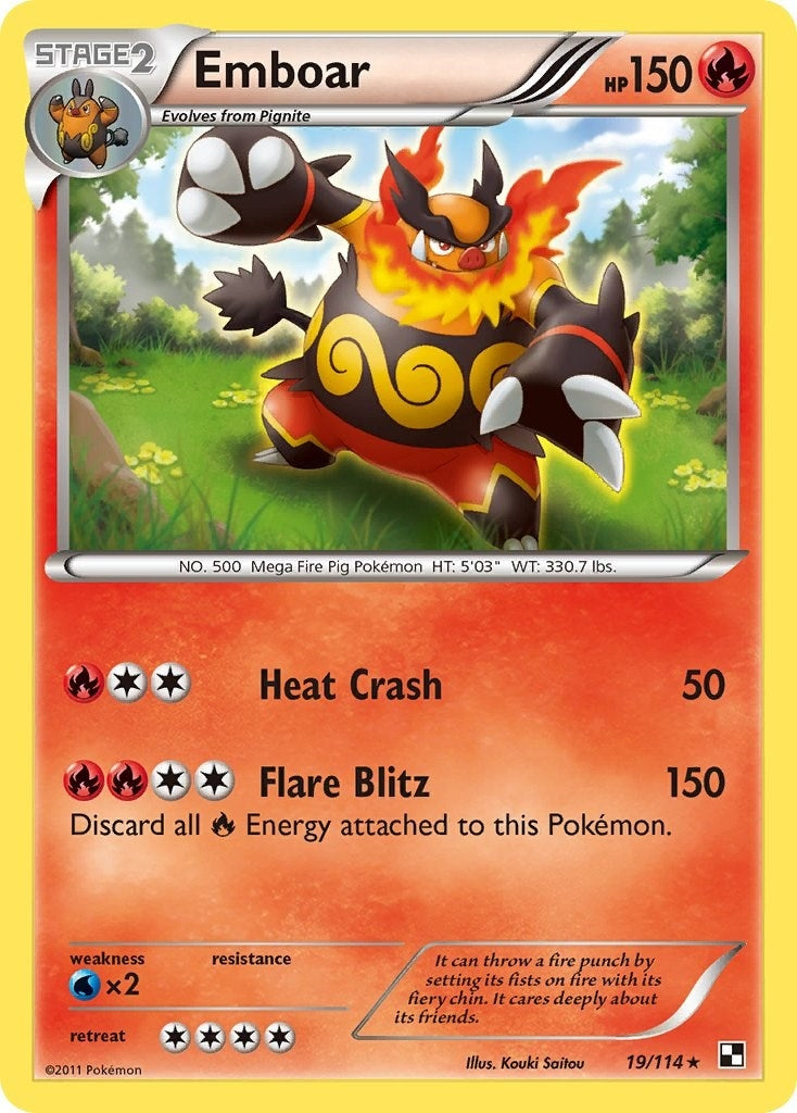 Image for Emboar (19) (19/114) (BLW) - Pokemon