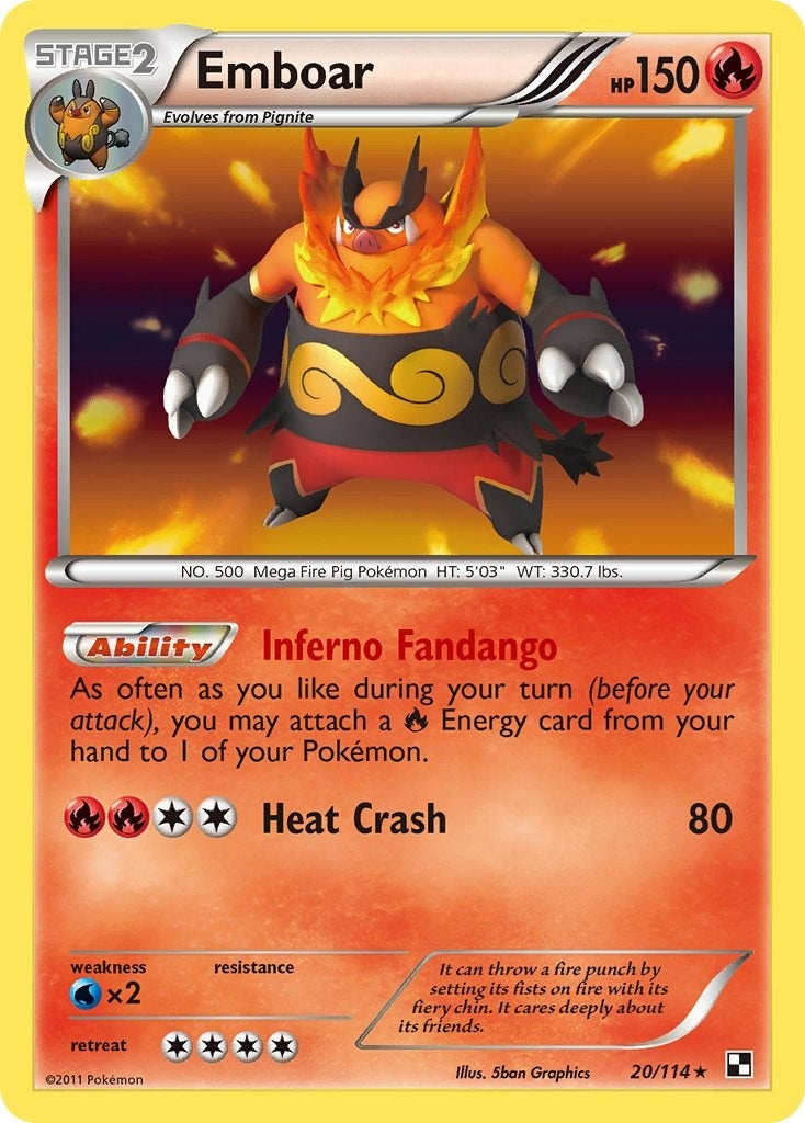 Image for Emboar (20) (20/114) (BLW) - Pokemon
