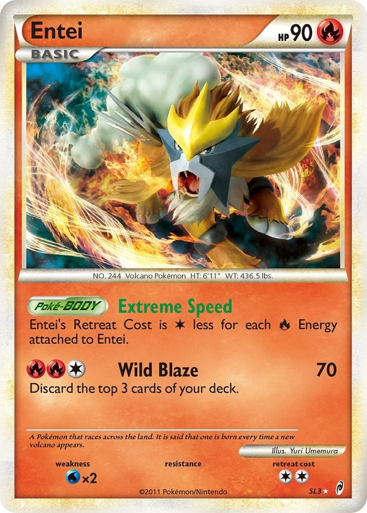 Image for Entei (Shiny) (SL3) (CL) - Pokemon