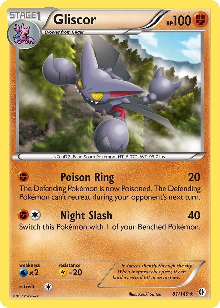 Image for Gliscor (81/149) (BCR) - Pokemon