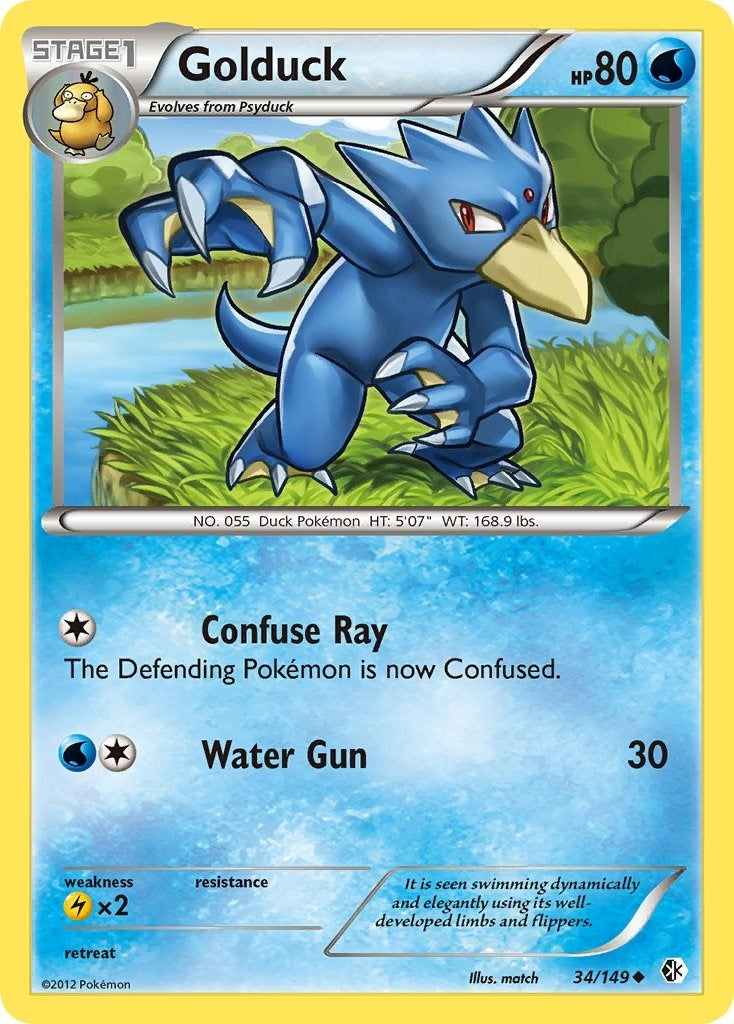 Image for Golduck (34) (34/149) (BCR) - Pokemon