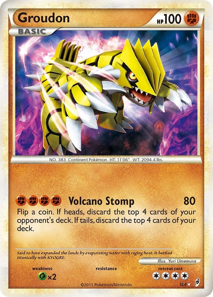 Image for Groudon (Shiny) (SL4) (CL) - Pokemon