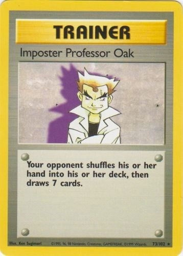 Image for Imposter Professor Oak (073/102) (BS) - Pokemon