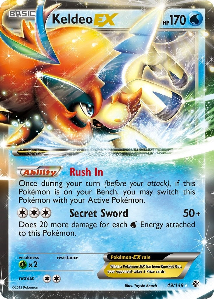 Image for Keldeo EX (49/149) (BCR) - Pokemon