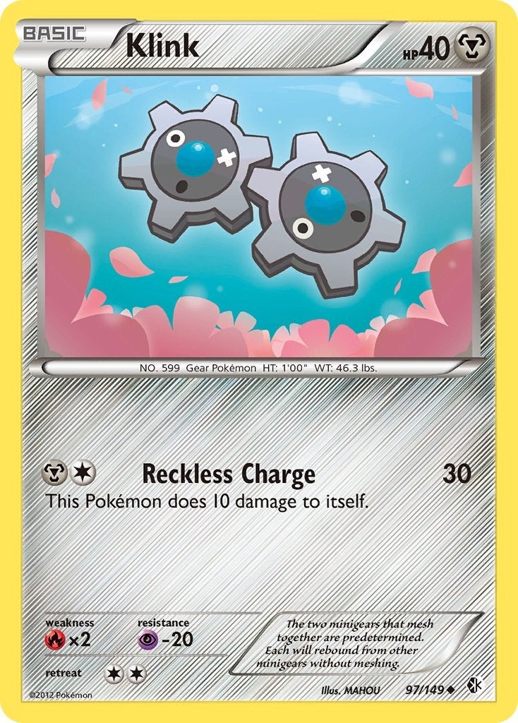 Image for Klink (97/149) (BCR) - Pokemon