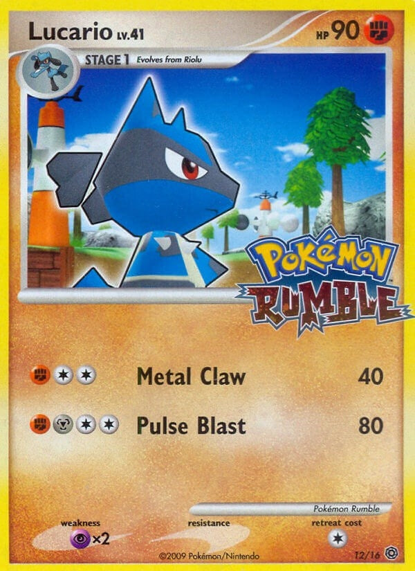Image for Lucario (12) (RUM) - Pokemon