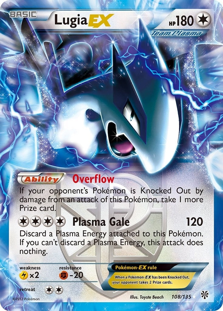 Image for Lugia EX (Team Plasma) (108/135) (PLS) - Pokemon