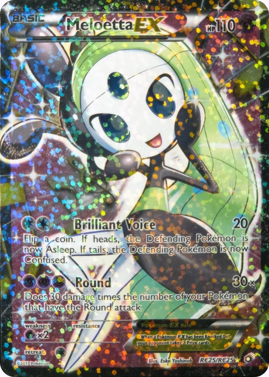 Image for Meloetta EX (Full Art) (RC25/RC25) (LTR) - Pokemon