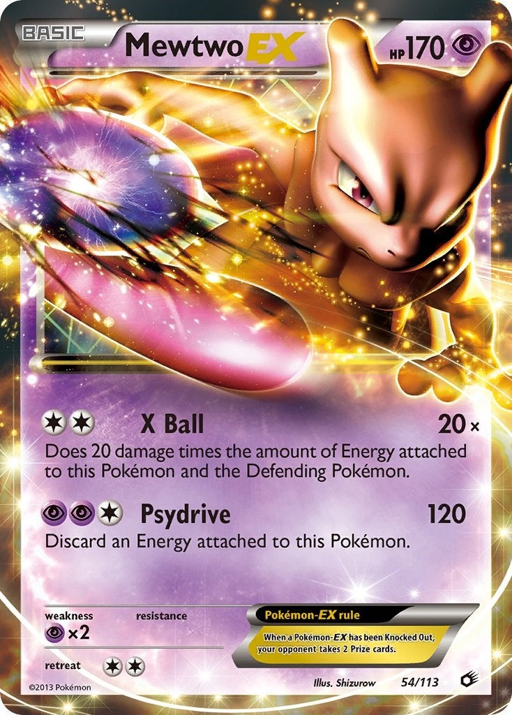 Image for Mewtwo EX (54/113) (LTR) - Pokemon