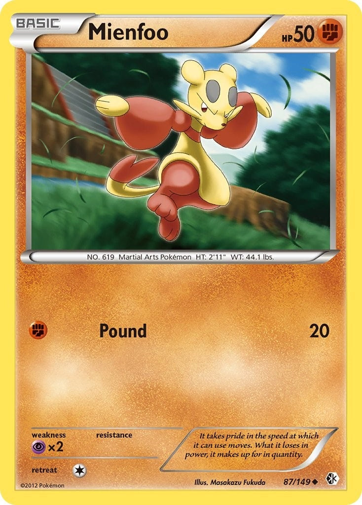 Image for Mienfoo (87) (87/149) (BCR) - Pokemon