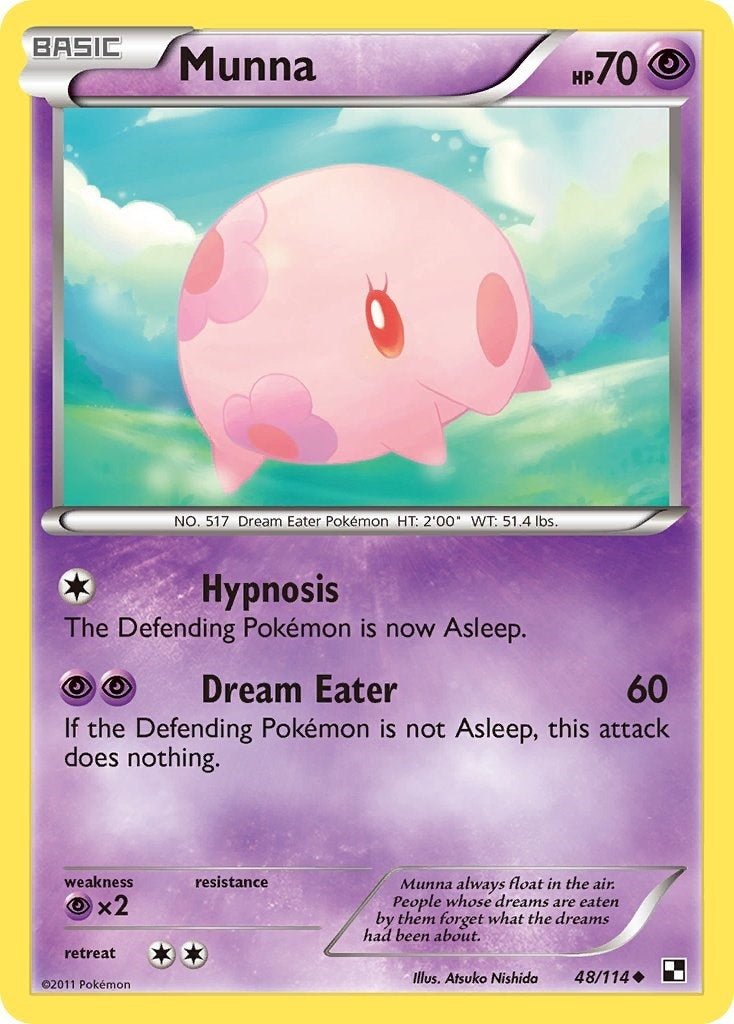 Image for Munna (48/114) (BLW) - Pokemon