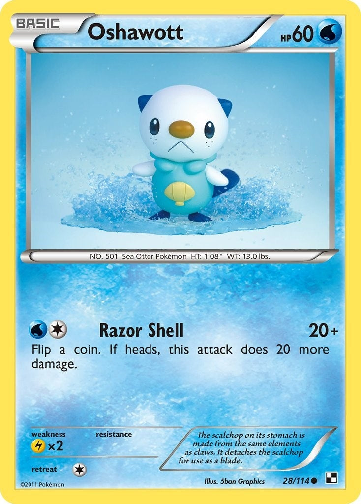 Image for Oshawott (28) (28/114) (BLW) - Pokemon