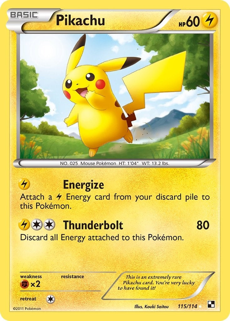 Image for Pikachu (115/114) (BLW) - Pokemon