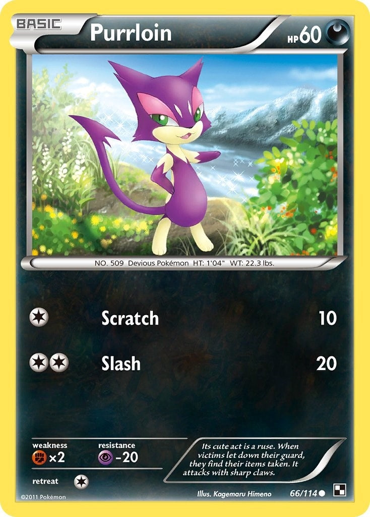 Image for Purrloin (66/114) (BLW) - Pokemon