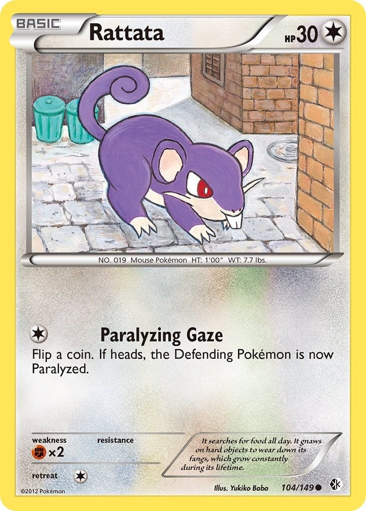 Image for Rattata (104/149) (BCR) - Pokemon
