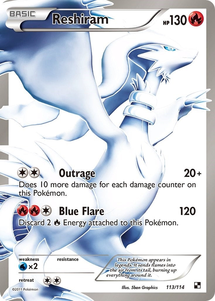Image for Reshiram (113 Full Art) (113/114) (BLW) - Pokemon