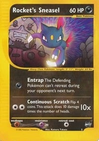 Image for Rocket's Sneasel - 5 (005/009) (PR) - Pokemon