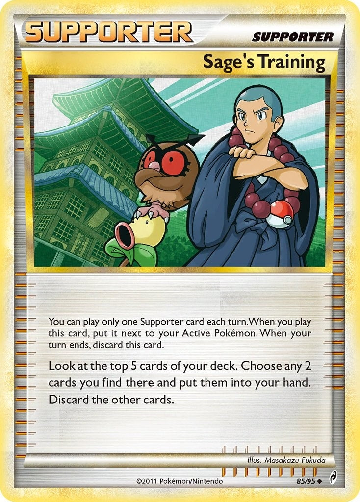 Image for Sage's Training (85/95) (CL) - Pokemon