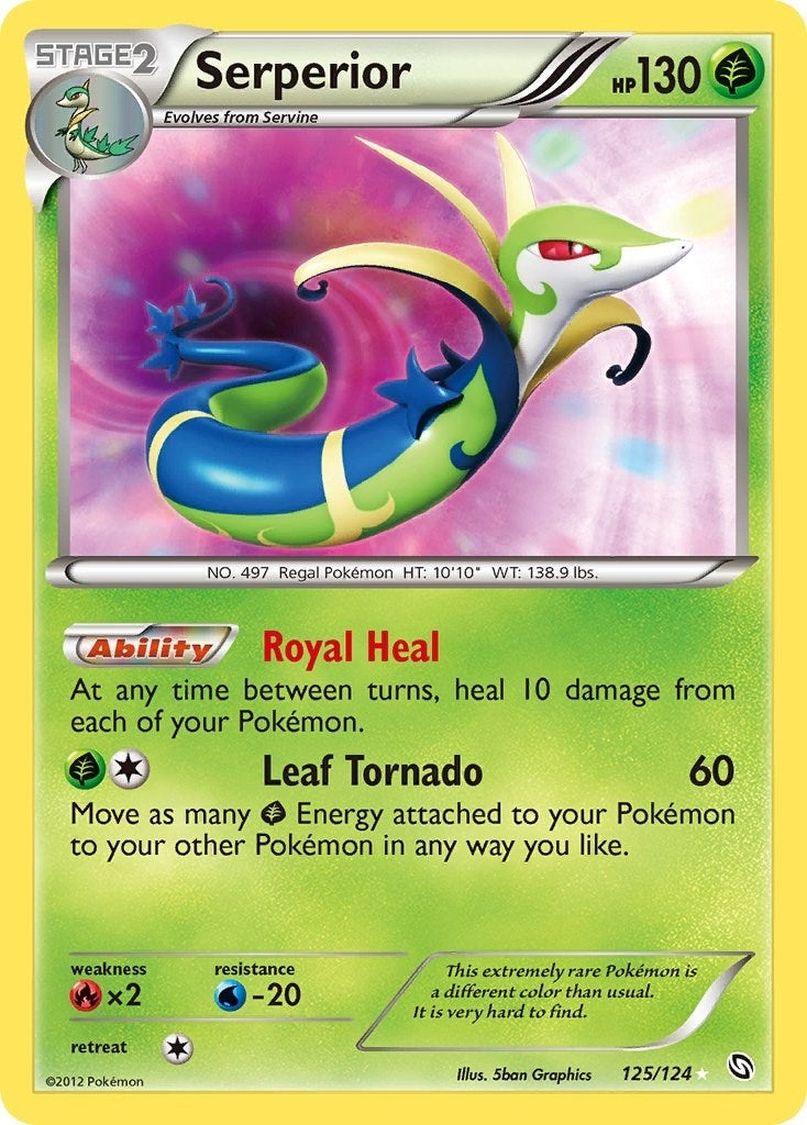 Image for Serperior (125/124) (DRX) - Pokemon