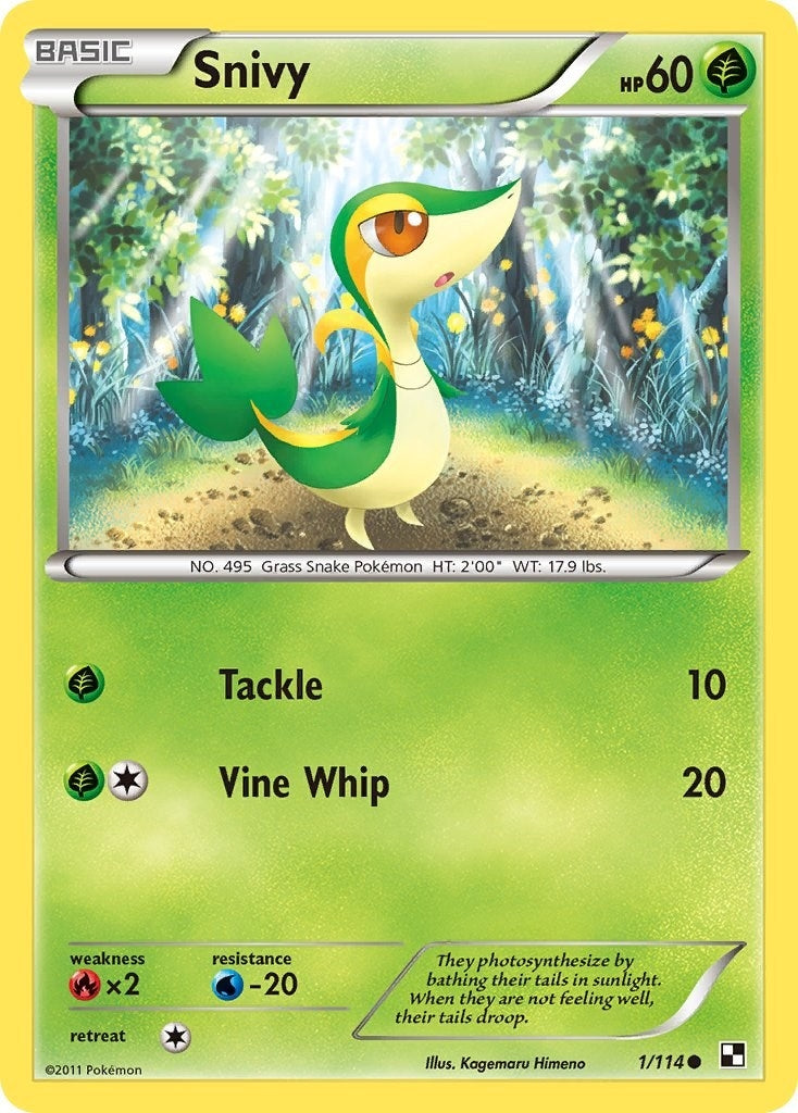 Image for Snivy (1) (1/114) (BLW) - Pokemon