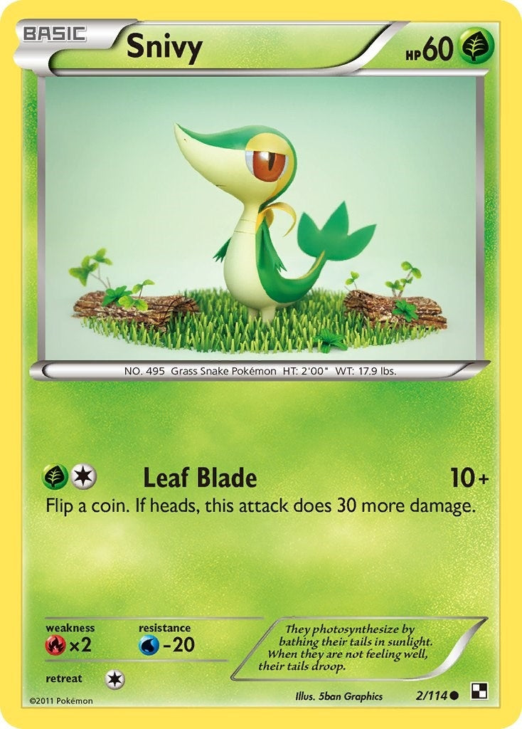 Image for Snivy (2) (2/114) (BLW) - Pokemon