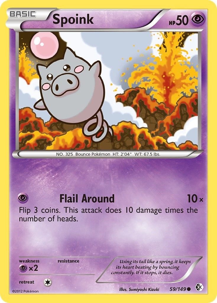 Image for Spoink (59/149) (BCR) - Pokemon